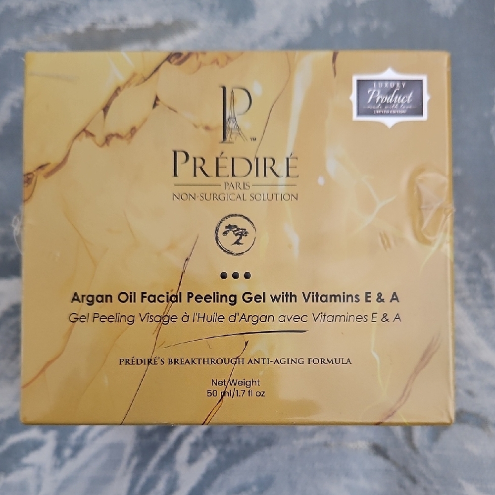 Prédiré Gold Argan Oil Facial Peeling Gel with Vitamins E & A
